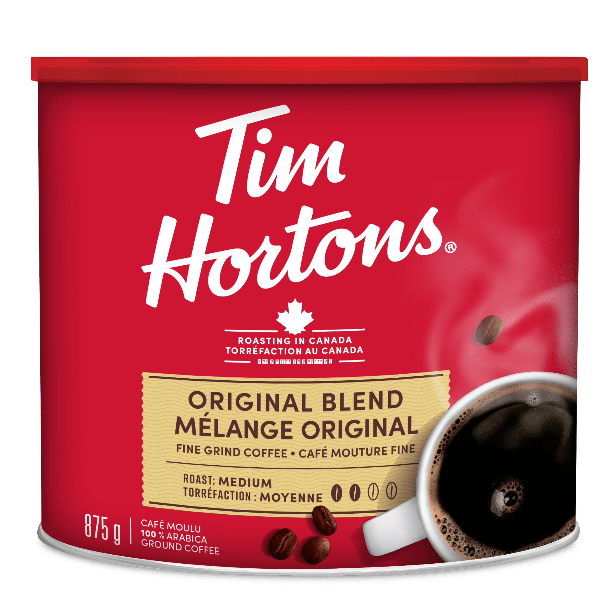 Tim Hortons Ground Coffee Fine Grind Original Blend