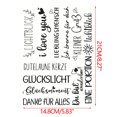 thumbnail image 2 of Fridja Christmas Candle Stickers with Various Pattern, Candle Tattoos Christmas Decoration, Water Slide Film Candles for Christmas Decoration, Candle Decorating, Ultra Light Water Sticker(Black), 2 of 3
