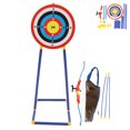 thumbnail image 2 of Kids Bow  Set, Detachable Target Lightweight Safe Improve Motor Skill Simulation Plastic Children Archery Toy  For Indoor For Girls, 2 of 8