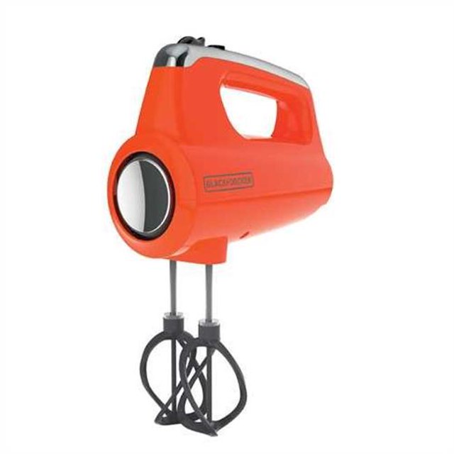 Spectrum Brands MX600TR Black & Decker Advanced Helix Performance Premium Hand Mixer, Orange
