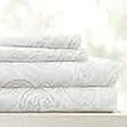 thumbnail image 3 of ienjoy Home 4 Piece Coarse Paisley Patterned Home Collection 4 Sheet Set, Full, Gray, 3 of 4