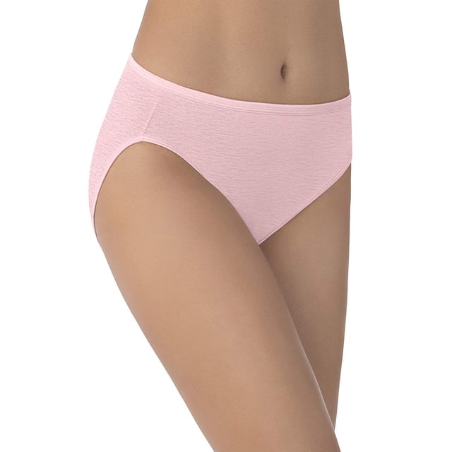 Vanity Fair Culotte Échancrée Body Shine Illumination pour Femmes, 7, Bubbly