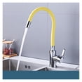 thumbnail image 1 of Silica Gel Nose Kitchen Sink Faucet Multiple Colors Available Hot Cold Water Mixer Tap Any Direction Rotating Deck Mount ,Effortless Installation, 1 of 7