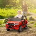 thumbnail image 2 of Qaba 12V Electric Car for Kids, Licensed Toyota Kids Electric RC Car, Toddler Ride on Toys Gift, Red, 2 of 9