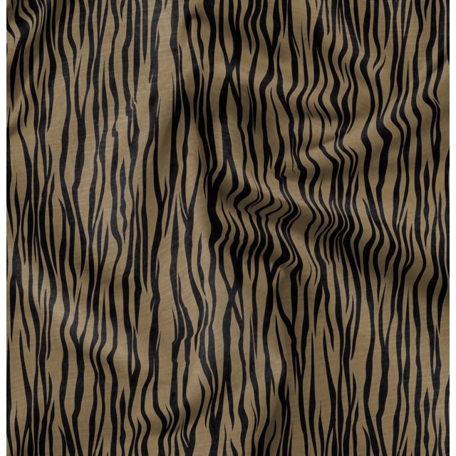Soimoi Brown Velvet Fabric Wild Animal Skin Print Sewing Fabric BTY 58 Inch Wide