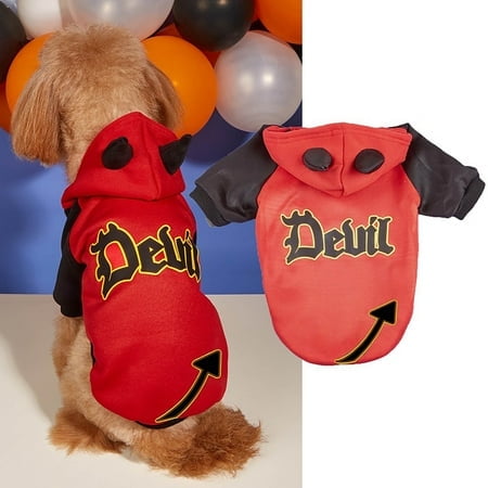 Yangzheee Halloween Dog Hoodie Pet Clothing French Outfit Funny Party Pet Accessories