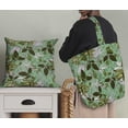 thumbnail image 5 of Soimoi Green polyester Crepe Fabric Artistic Leaves Print Sewing Fabric Yard 52 Inch Wide, 5 of 5
