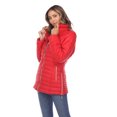 thumbnail image 2 of White Mark Manteau Matelassé pour Femme, 2 of 6