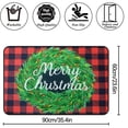 thumbnail image 1 of Tapis de Noël Extérieurs pour Porte d'Entrée Tapis de Porte de Noël Tapis de Cuisine Tapis de Chambre Salon Tapis Extérieur Tapis de Noël pour Porte d'Entrée Tapis de Porte d'Entrée Extérieurs, 1 of 2