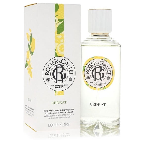 Roger & Gallet Cèdre Citron par Roger & Gallet Vaporisateur d'Eau Fraîche et Parfumée (Unisexe) 3,3 oz