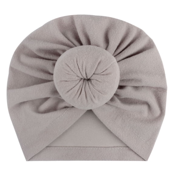 Baby Hats & Caps Toddler Cap Solid Knotted Turban Hat for Boys and Girls Easy Elastic Fit Lightweight Protective Sun Soft Kids Headwear