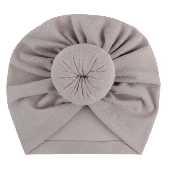 Turban Élastique Noué Doux pour Tout-Petits Filles et Garçons, Couvre-Chef Confortable et Extensible