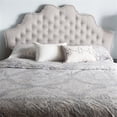 thumbnail image 2 of Baxton Studio Hilda Tufted King Panel Headboard in Grayish Beige, 2 of 6