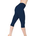 thumbnail image 1 of Innerwin Bottoms Solid Color Ladies Loungewear Summer Skinny Lounge Pants Navy Blue XL, 1 of 2