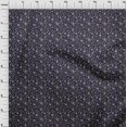 thumbnail image 4 of oneOone Polyester Spandex Navy Blue Fabric Jacobean Floral Sewing Material Print Fabric By The Yard 56 Inch Wide, 4 of 5
