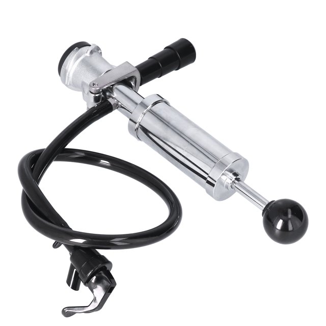 Pompe à Fût de Bière, Pompe de Fête en Acier Inoxydable Compatible pour Fûts American D System pour Maison pour Fête
