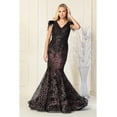 thumbnail image 1 of Robe de Soirée Sirène à Plumes, 1 of 4