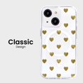thumbnail image 5 of Caseco Mag-SafeiPhone 15 Gold Plum Heart Clear Case, 5 of 5