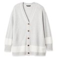 thumbnail image 1 of Cardigan à blocs de couleurs Lane Bryant Plus pour femmes, 1 of 6
