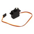 thumbnail image 4 of Steering Servo Motor, 4.8-6V Mini Gear 9G Servo Motor Black  For Gliders Drones, 4 of 8