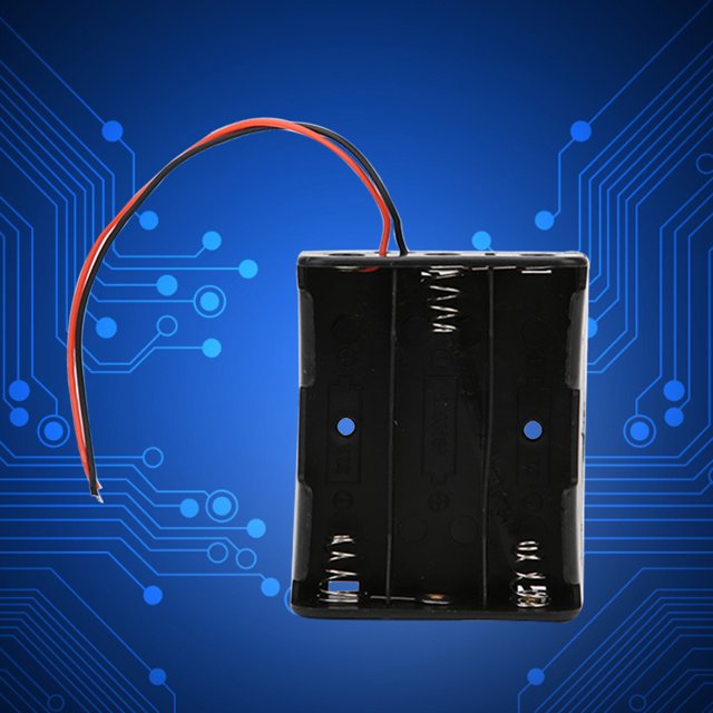 Durable Battery, Lightweight Battery Case, Black Home Disposable Batteries For Sized Batteries Rechargeable Batteries