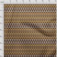 thumbnail image 3 of oneOone Tissu Lycra Polyester Damas & Chevron Ikat Tissu Imprimé 1 Yard 56 Inch Wide, 3 of 4
