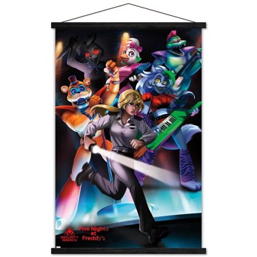 Five Nights at Freddy's: Security Breach - Group Wall Poster, 14.725" x 22.375"