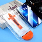 UsTZtai iPhone Tempered Glass Screen Protector, HD Clear with Anti-Fingerprint and Explosion Proof, for iPhone 16 16Pro 16Plus 16ProMax Models