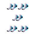 thumbnail image 2 of kurtrusly 1/2/3/5 2 Pcs/ensemble Bas de Compression pour Femmes Performance et Réduire la Fatigue Soulager Bleu P/M 5 Pcs, 2 of 6