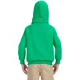 thumbnail image 2 of Gildan Boys Long Sleeve Front Pouch Pocket Hooded Sweatshirt. 18500B, 2 of 3