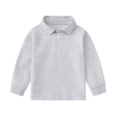 Hauts Décontractés à Manches Longues pour Garçons et Filles, Chemises de Gentleman Unies, T-Shirts de Vacances