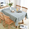 thumbnail image 4 of Fall Sunflower Vinyl Tablecloth Rectangle Plastic PVC Oilcloth Tablecloths Wipeable Table Cloth Cover for Foot Folding Tables Kitchen Dining Room Table Crafting x, 4 of 7
