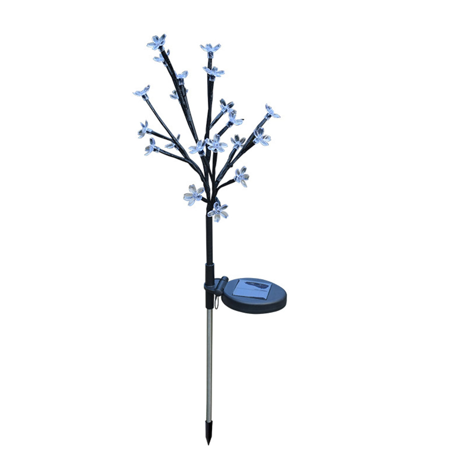 TopLLC Solar Lights Outdoor Solar Flower Lights 2 Pack Decor Lights LED Multicolor Solar Garden Lights Outdoor With Solar Charge Lights For Courtyard Yard Pond Side Waterproof LED Lights on Clearance