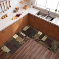 thumbnail image 3 of Maples Highland Textured Print Multicolor Kitchen Rug and Sets 2 Piece Non Skid Washable mat for Kitchen mats Floor White Kitchen Decor, 3 of 5