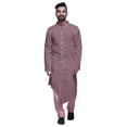 thumbnail image 1 of Atasi Printed Kurta Pajama For Men Asymmetric Style Casual Summer Clothing, 1 of 2