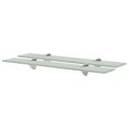 thumbnail image 1 of vidaXL Floating Shelves 2 pcs Glass 60x10 cm 8 mm, 1 of 4
