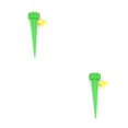 thumbnail image 2 of Becaristey Automatic Irrigation System Dripper Portable Gardening Watering Bonsai Household Garden Plants Drip Vegetables Green 2Set, 2 of 6