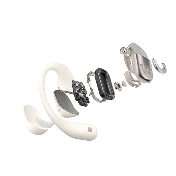 Shokz - OpenFit 2, Open-Ear True Wireless Earbuds - Beige - Walmart.ca