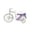 Purple, variant on Flowers for Decoration,Imitation Vine Weaving Basket - Decorative Flower Arrangement Multi Function Desktop Storage for Home Wedding