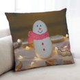 thumbnail image 1 of Ahgly Company Snowman Coussin Décoratif d'Intérieur, 18 Po X 18 Po, 1 of 6