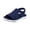 Navy-c, variant on 2025 Women's Leather Sandals Fashion Sandals Women Flip Flop Summer Sandals Women's High-Heeled Wedge Sandals for Women Casual Summer Sandals with Glittering Gold