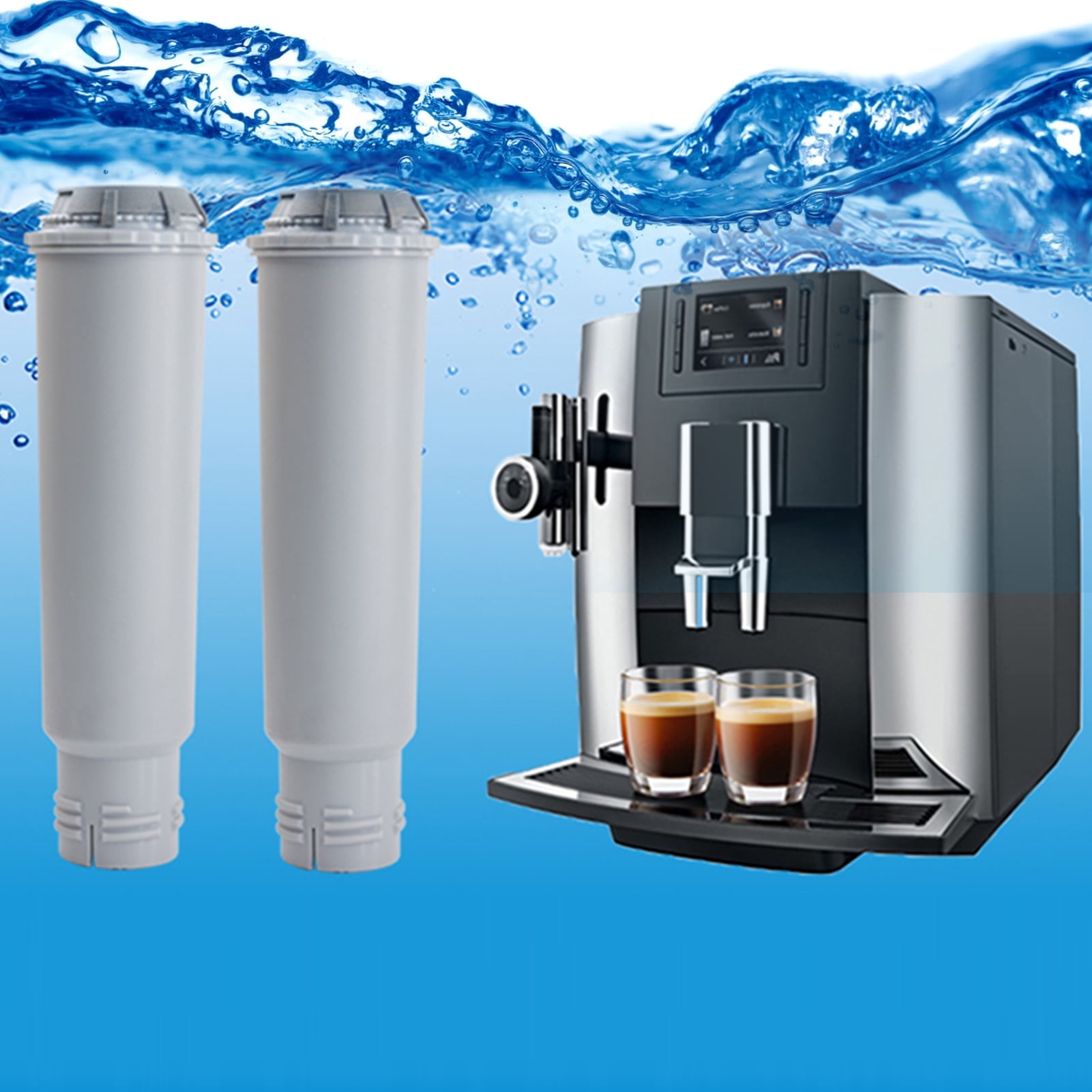 Compatible avec F088 Cartouche de Filtration d'Eau Cartouche de Filtre de Remplacement Cartouche de Filtre à Charbon Filtre à Eau Cartouche de Filtre à Eau de Remplacement Filtre à Eau pour Machine à Café