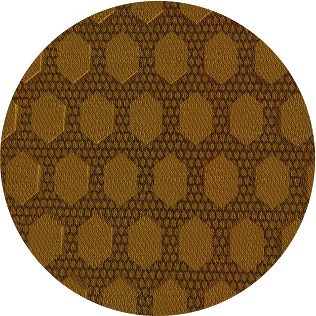 Ahgly Tapis d'Intérieur Lavable en Machine Carré Rouge Nuit, 3 Pieds Carré