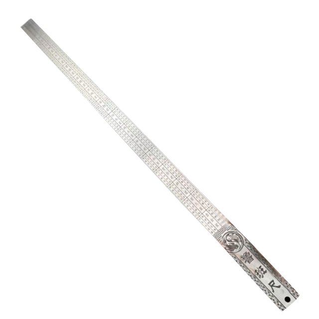 Ruler(Unit Of Measurement: Inch & Cm) 20" 50cm Stainless Rulers Metal Rulers Kit Perfect Straight Edge For Architects Draftsman And (Special Editio