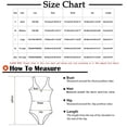 thumbnail image 2 of Women‘s One Piece Swimsuits Ruffled Deep V Neck Monokini Bathing Suits Tummy Control Tie Front Swimwear, 2 of 8