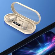 Speakers Bluetooth Wireless,Headphones Wireless Bluetooth,Wireless Earbuds Bluetooth 5.3 Hanging Ear Type Light-Weight Headphones Built-In Microphone Ipx4 Immersive Sound Headset with Charging Case