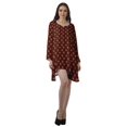 thumbnail image 2 of Moomaya Robes Décontractées Femmes Rayonne Robe Mini à Manches Longues pour Femmes, 2 of 4