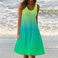 thumbnail image 2 of Yuyuzo Robes d'Été pour Femmes Robe Décontractée d'Été pour Femmes Sans Manches à Col Rond Tunique Ample Robe Débardeur Robe Bohème de Plage pour les Vacances, 2 of 7