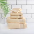 thumbnail image 1 of hometrends Solid Bath Towel 6-Piece Set, Yellow, 1 of 6