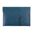 thumbnail image 2 of Clearance! Leather File Bag A4 File Bag Briefcase Button Business Office Storage Portable Large Capacity Folder Warehouse Clearance Todays Deals #60, 2 of 7